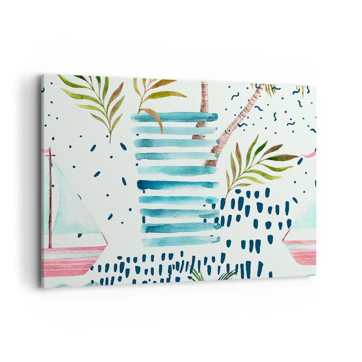 Canvas picture - Holidays under the Palms - 120x80 cm