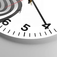Clock face with numbers
