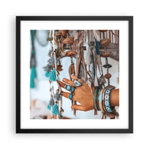 Poster in black frame - Local Treasures - 40x40 cm