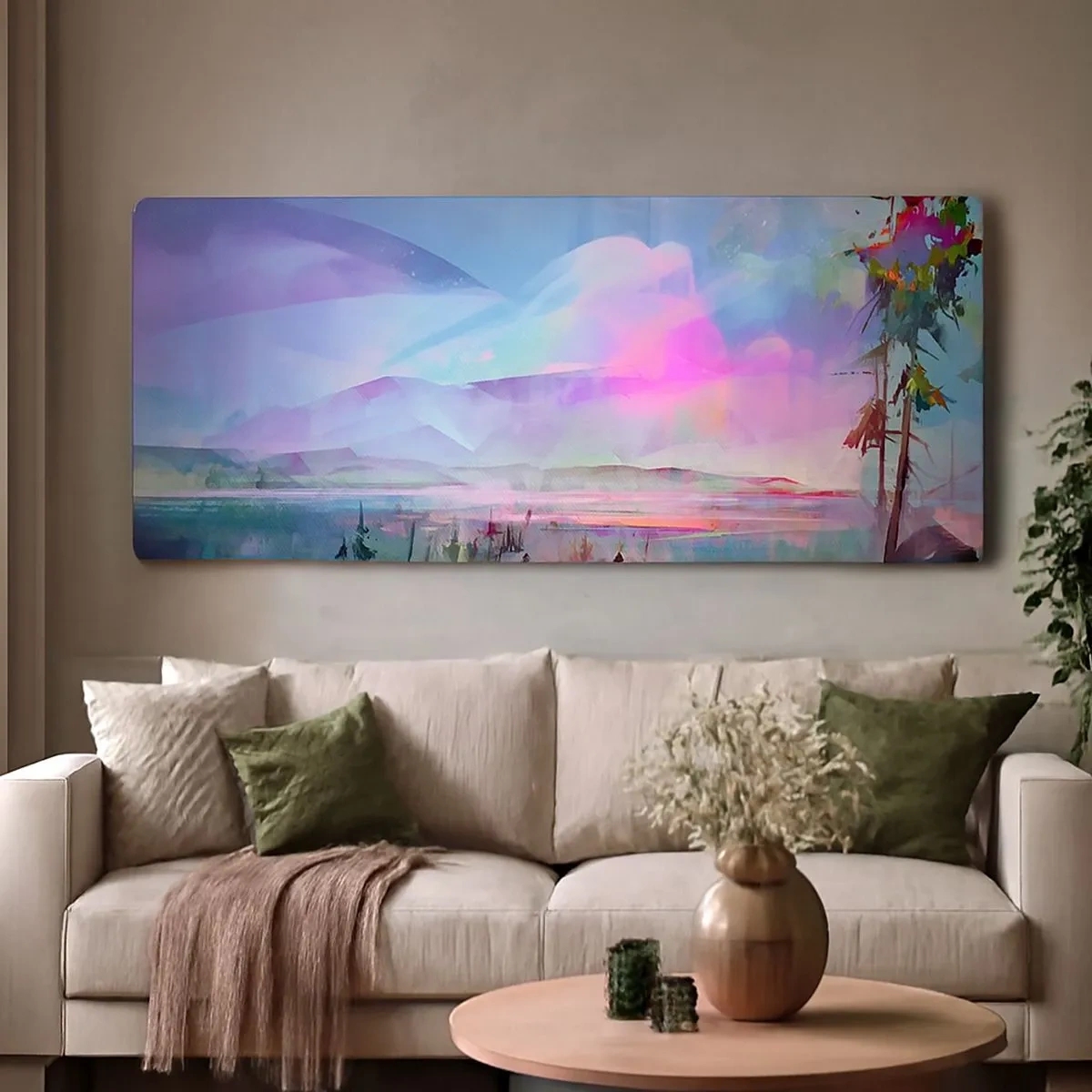Canvas picture - Under Gentle Sky - 100x40 cm
