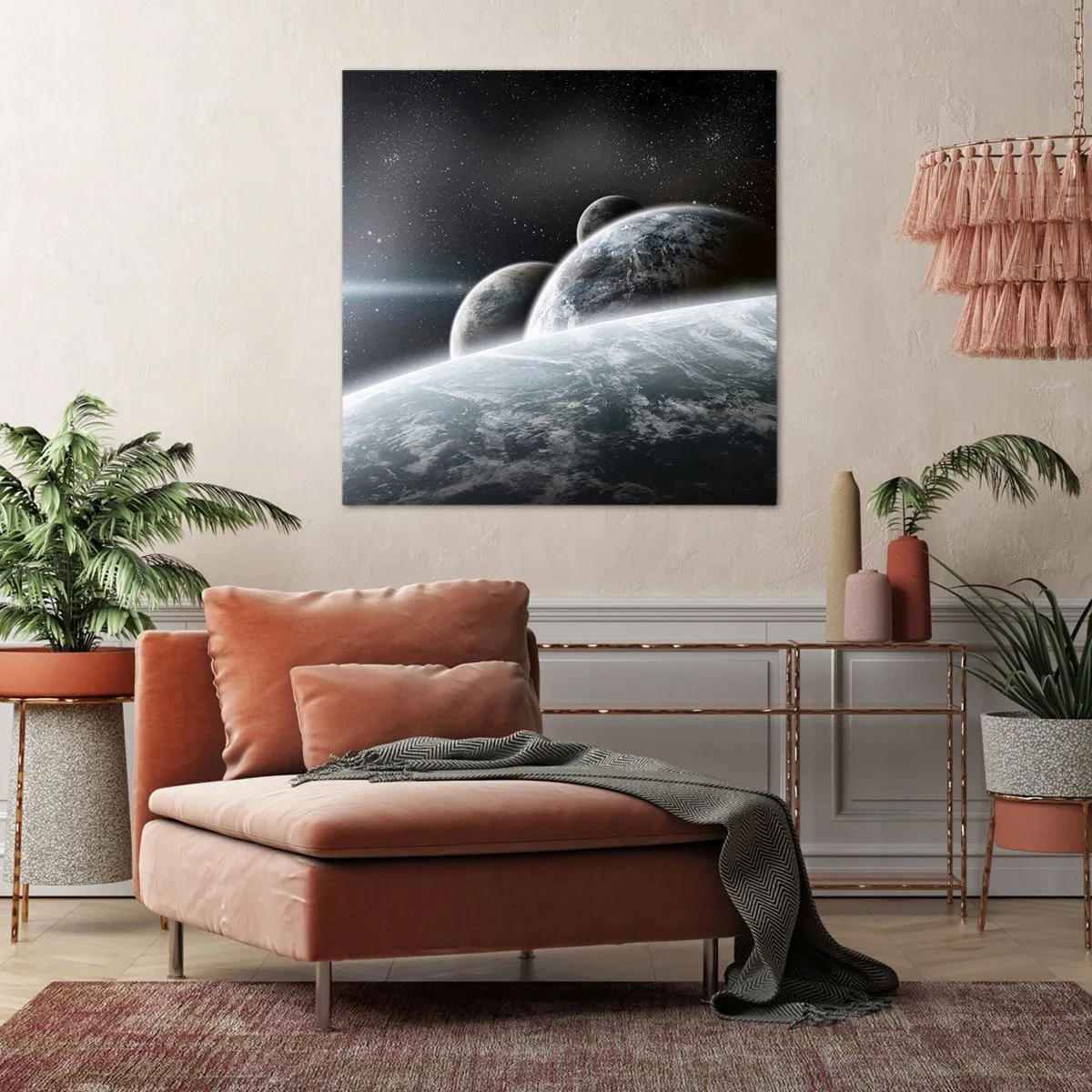 Canvas picture - Space Music of Spheres - 40x40 cm
