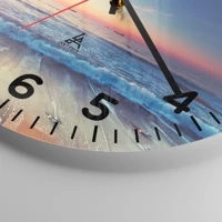 Clock face with numbers