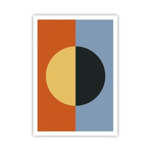 Poster - Composition of Warm and Cool - 70x100 cm
