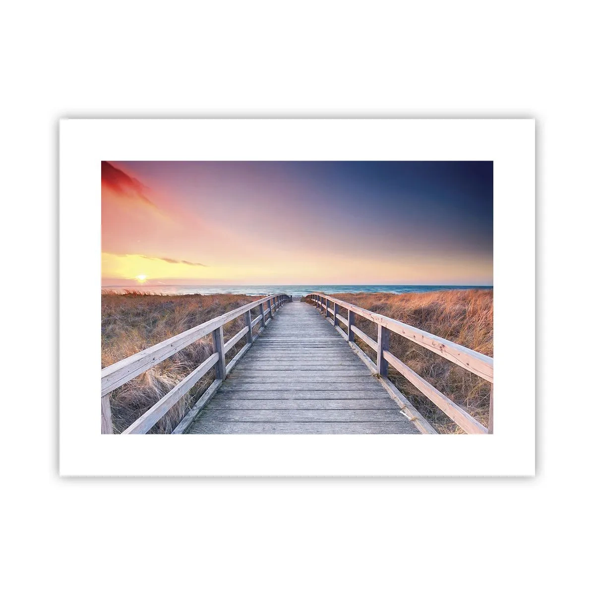 Poster - Baltic Evening Aurora - 40x30 cm