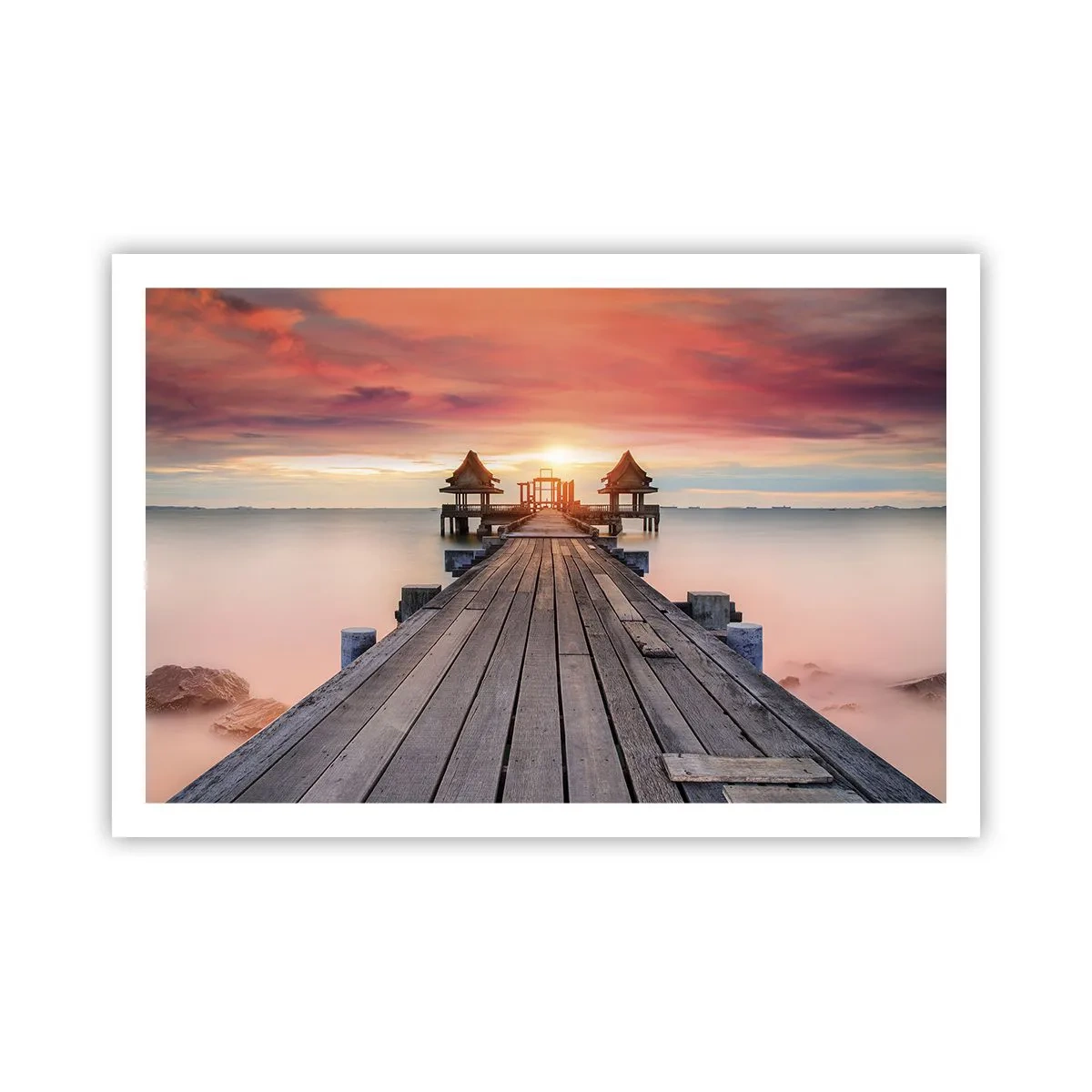 Poster - Sunset on the East - 91x61 cm