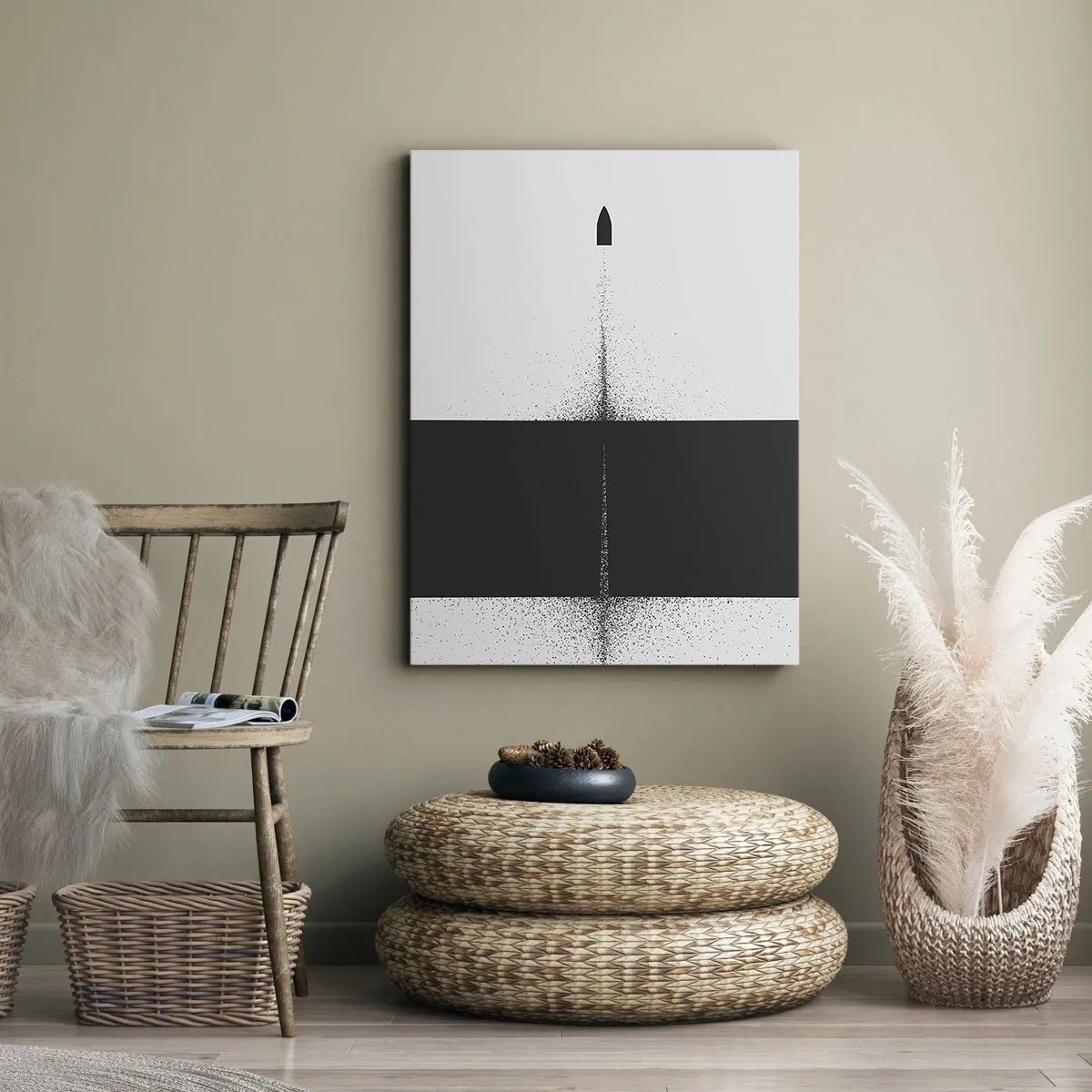 Canvas picture - Straight to the Point - 55x100 cm