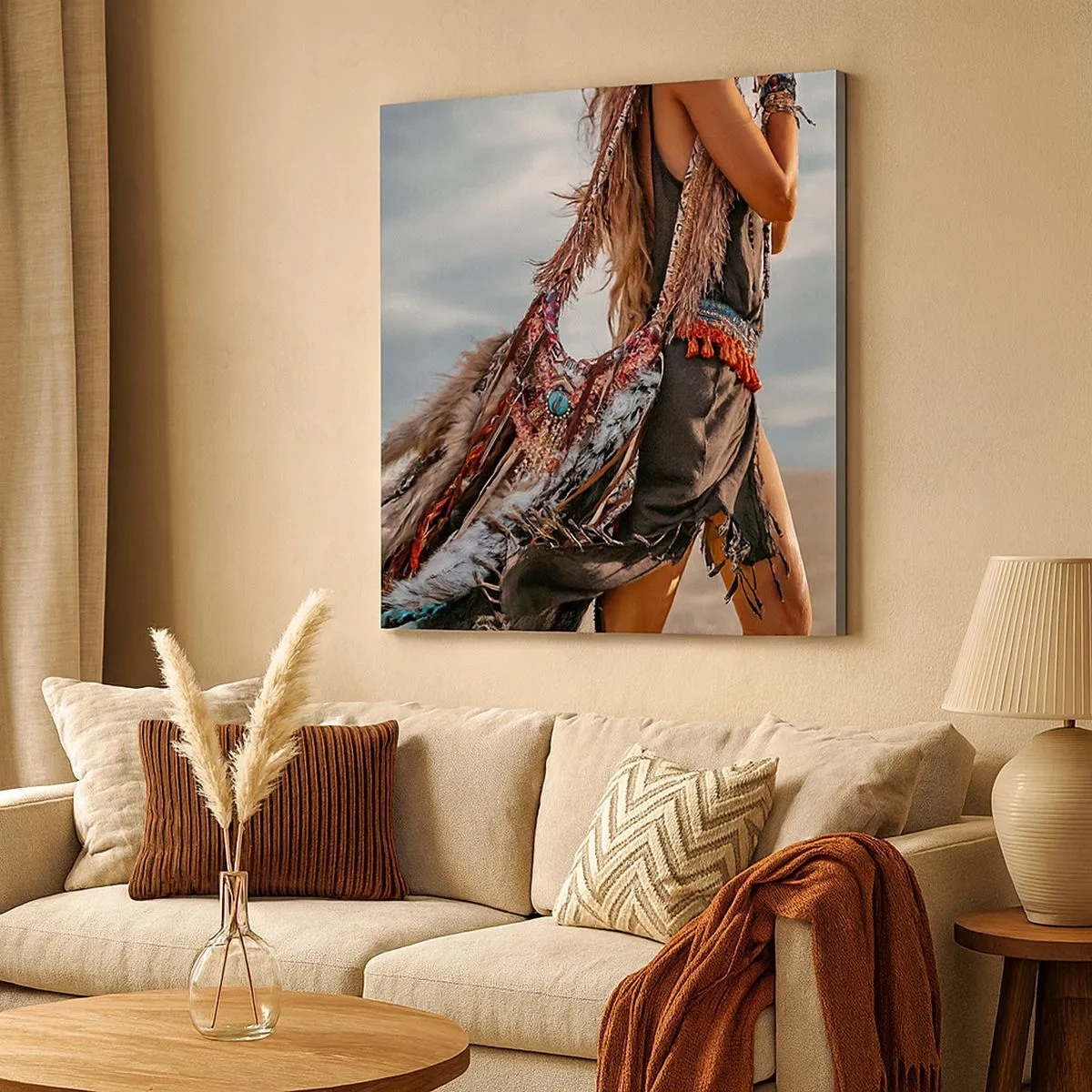 Canvas picture - Shaman's Girl - 30x30 cm