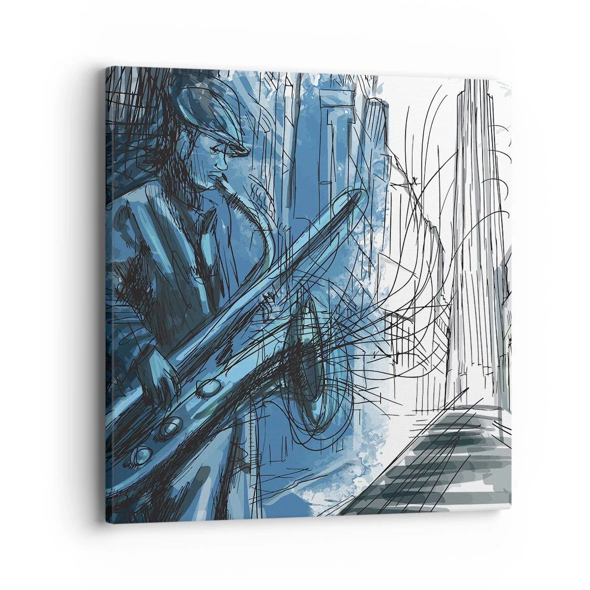 Canvas picture - City Rhapsody - 40x40 cm