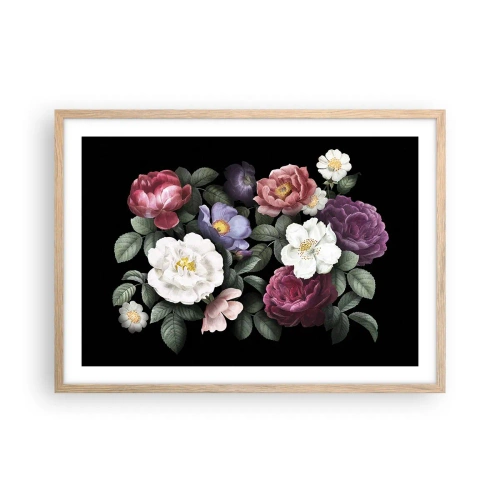 Poster in light oak frame - From an English Garden - 70x50 cm