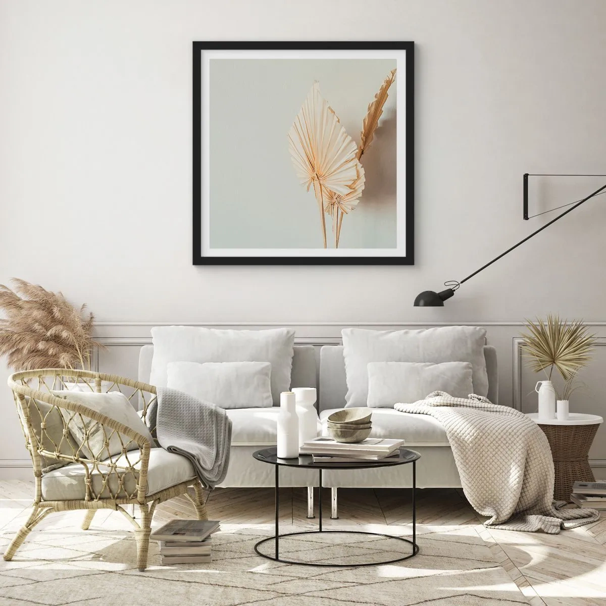 Poster in black frame - When It Needs Calming Down - 30x30 cm