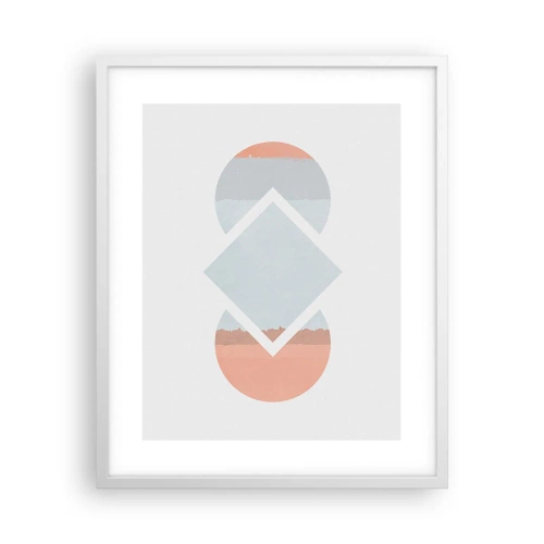 Poster in white frmae - Situation Is Clear - 40x50 cm