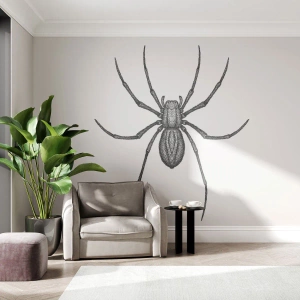 Self-Adhesive Photo Wallpaper Deluxe Sticker - Disturbing Precision - Spider, Insect, Minimalistic - 400x280 cm