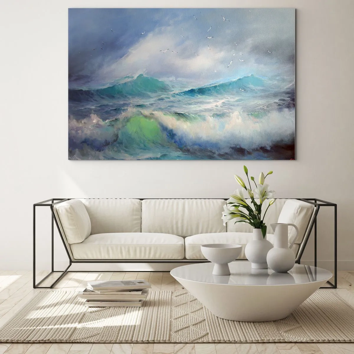 Glass picture - Gone with the Wind - 100x70 cm