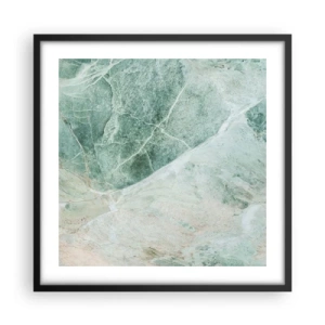 Poster in black frame - Noble Coolness of a Stone - 50x50 cm