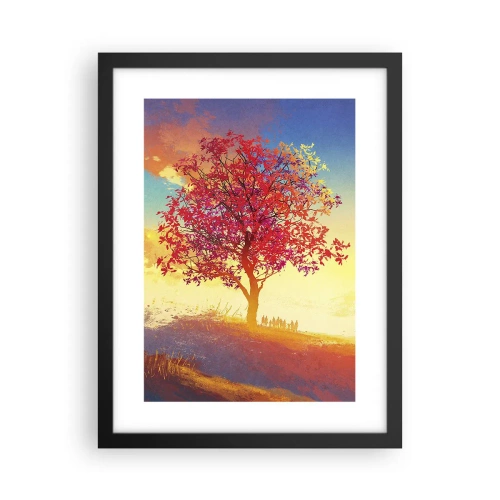 Poster in black frame - Pilgrim at Its Goal - 30x40 cm