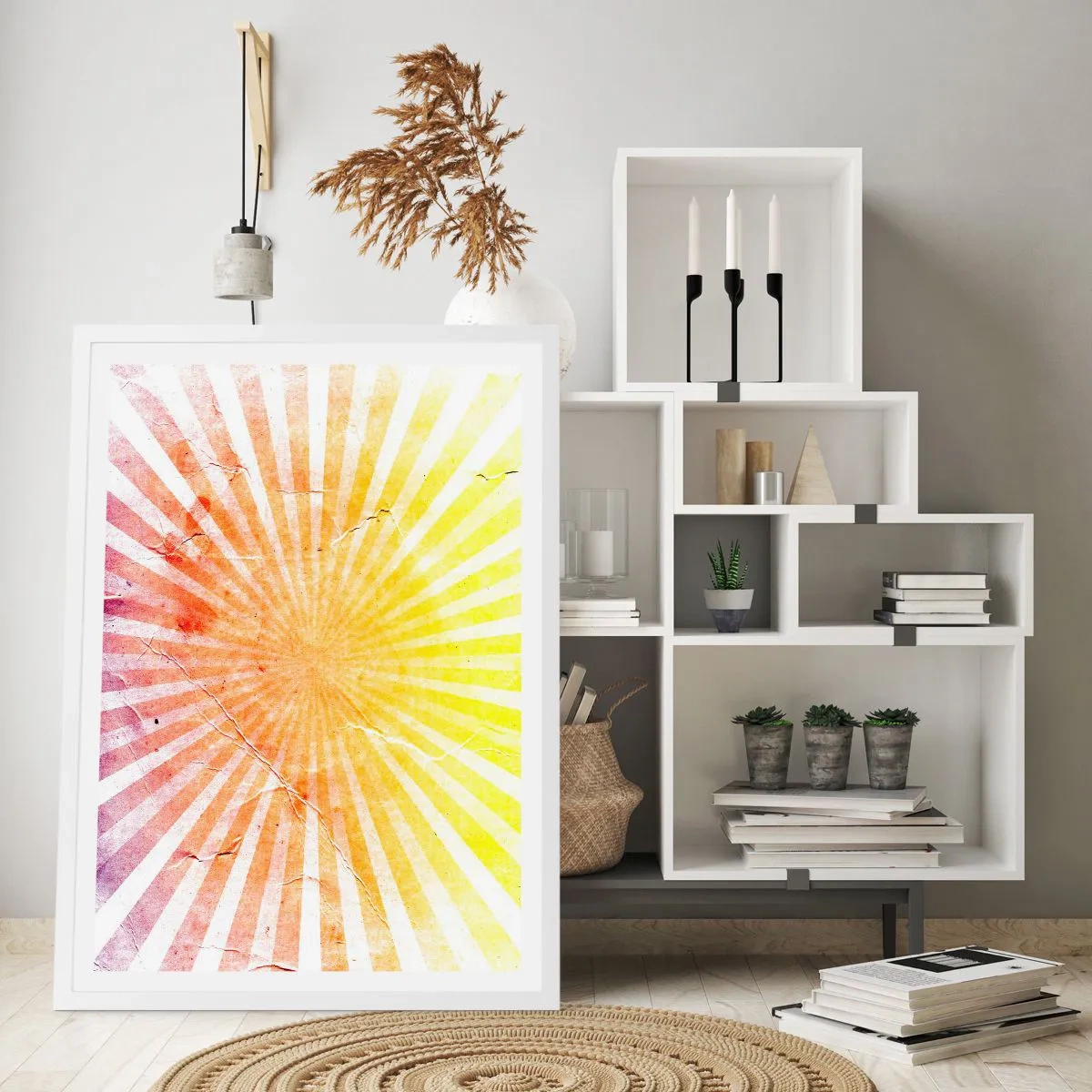 Poster in white frmae - Sunrises and Sunsets - 40x50 cm