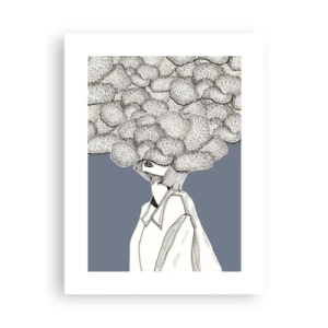 Poster - With Head in the Clouds - 30x40 cm