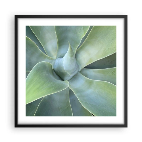 Poster in black frame - Birth of Green - 50x50 cm