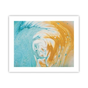 Poster - Pastel Swirl - 50x40 cm