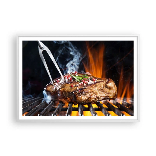 Poster in white frmae - Juicy and Fragrant - 100x70 cm