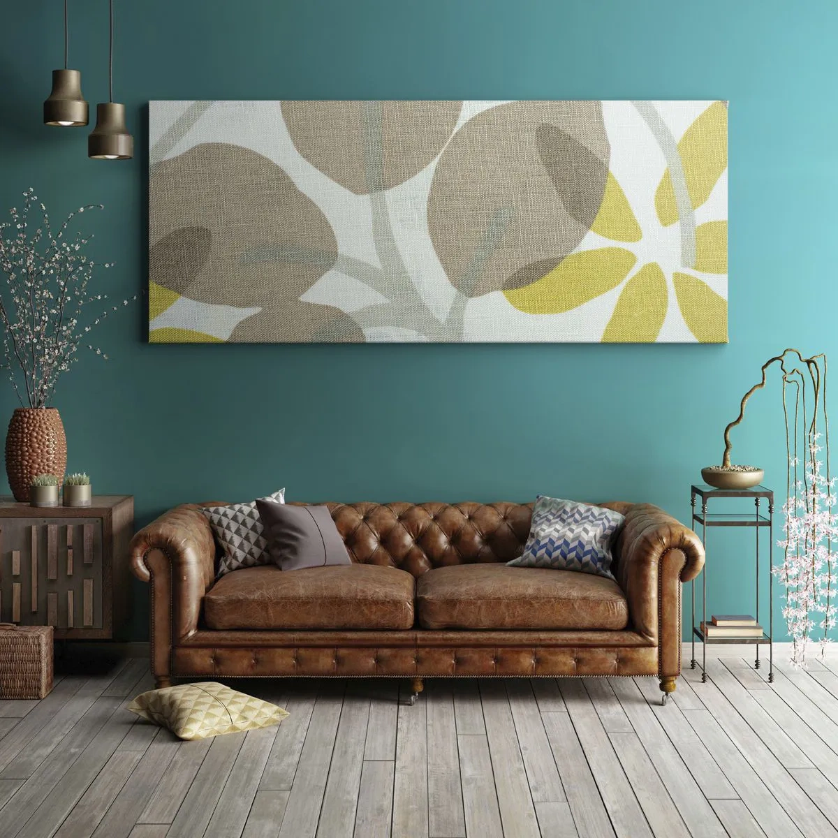 Canvas picture - Composition in Full Sunlight - 120x50 cm