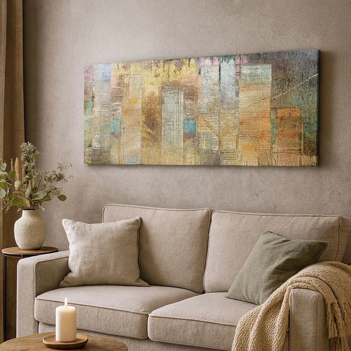 Canvas picture - Sunny Metropolis - 100x40 cm
