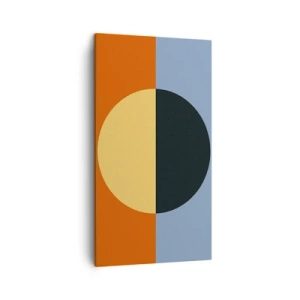 Canvas picture - Composition of Warm and Cool - 45x80 cm