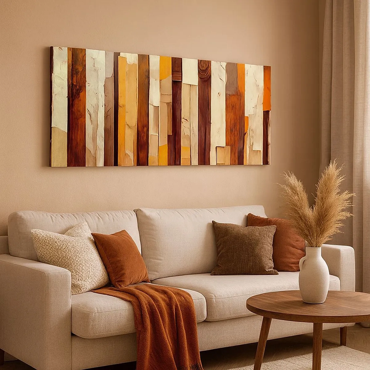 Canvas picture - Anthem of Forest Birds - 100x40 cm