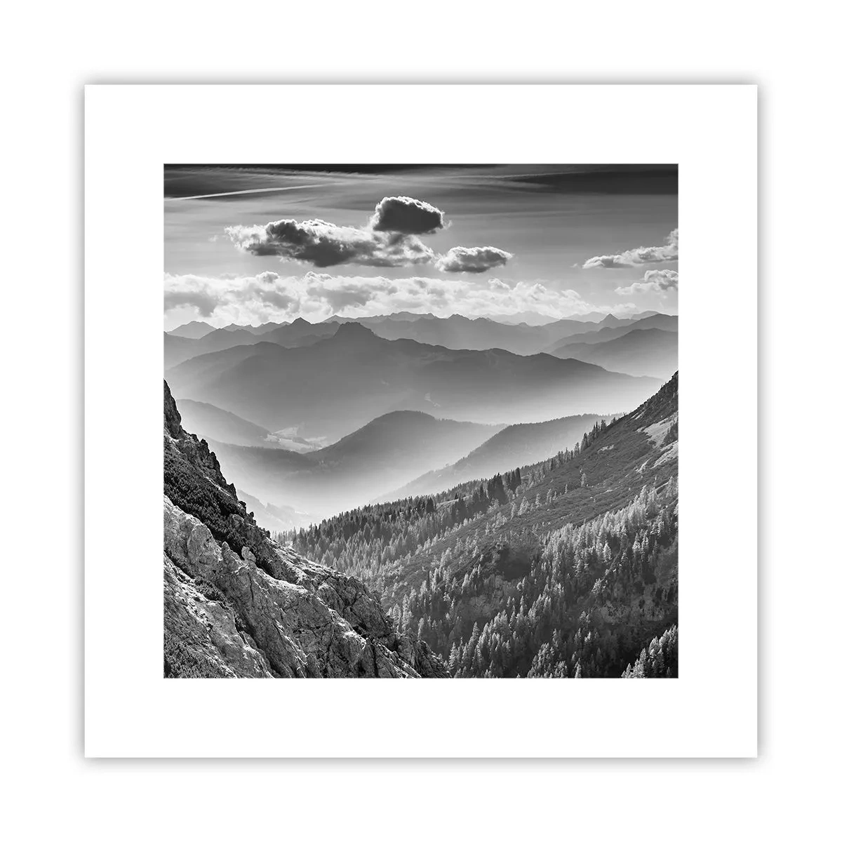 Poster - All the Way to the Horizon - 30x30 cm