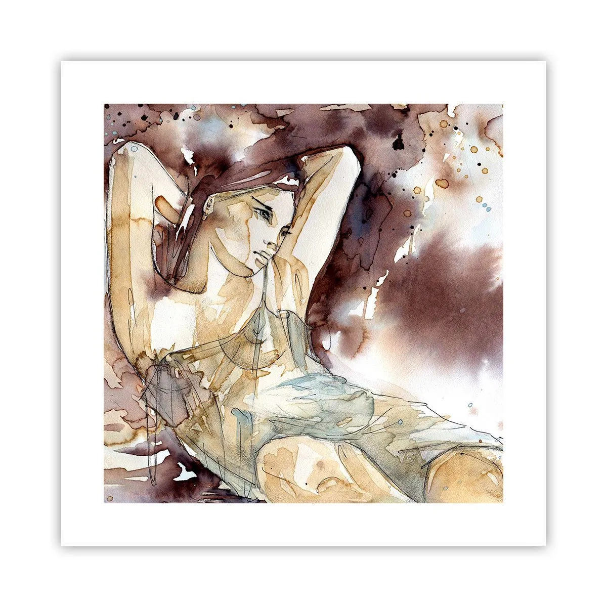 Poster - In Lilly's Mood - 40x40 cm