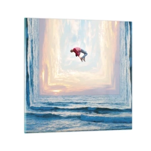 Glass picture - To Another Dimension - 40x40 cm