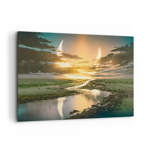 Canvas picture - Somewhere in a Distant Galaxy - 120x80 cm