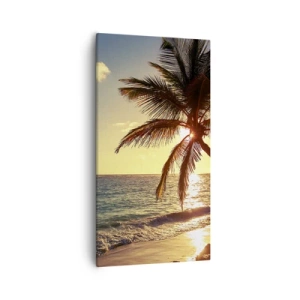 Canvas picture - Summer Under Palms - 55x100 cm