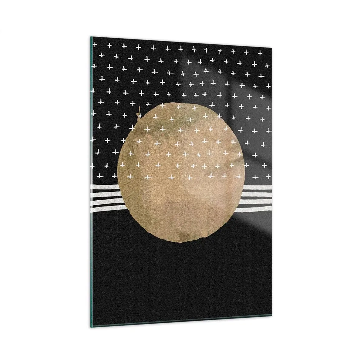 Glass picture - Composition: Flag of Galaxy - 50x70 cm