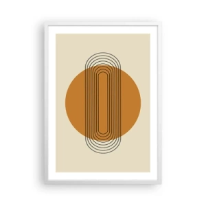 Poster in white frmae - Perfect Plan - 50x70 cm