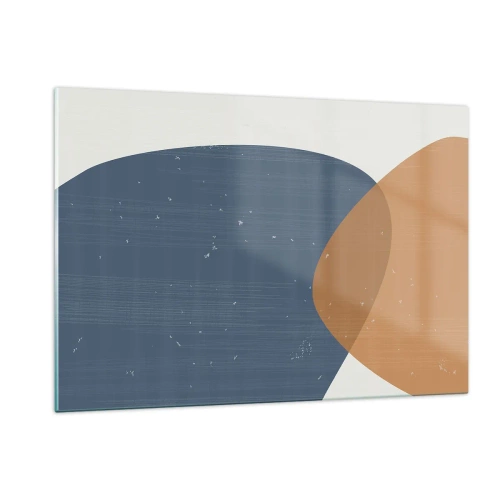 Glass picture - Ovals and Intersections - 120x80 cm