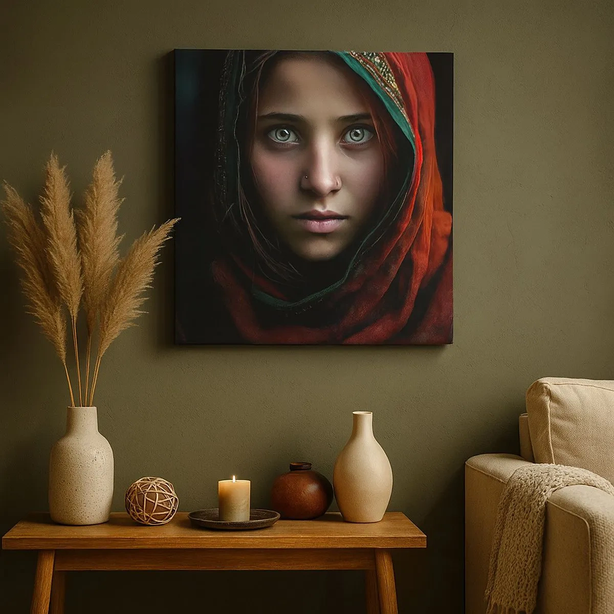 Canvas picture - Eastern Princess - 30x30 cm