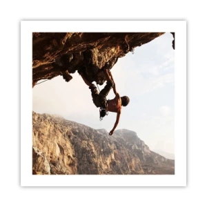 Poster - The Whole World on a Sharp Cliff - 50x50 cm