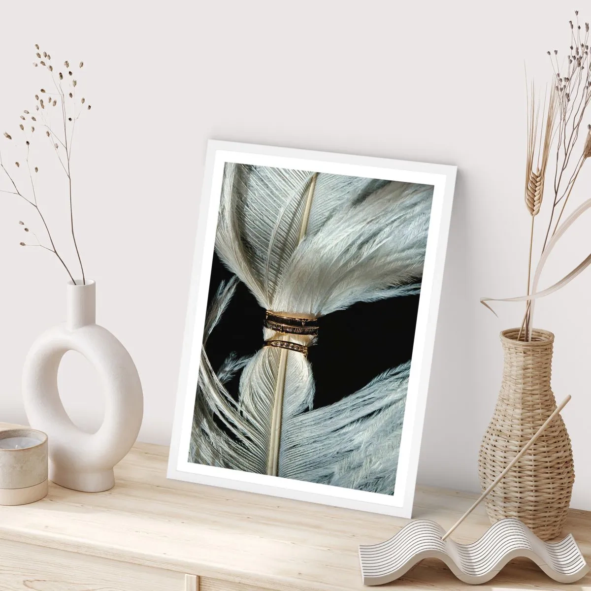 Poster in white frmae - …and I won't Leave You… - 40x50 cm