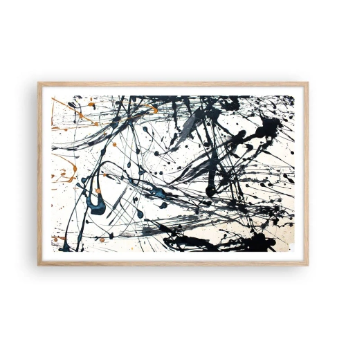 Poster in light oak frame - With or Without Meaning? - 91x61 cm