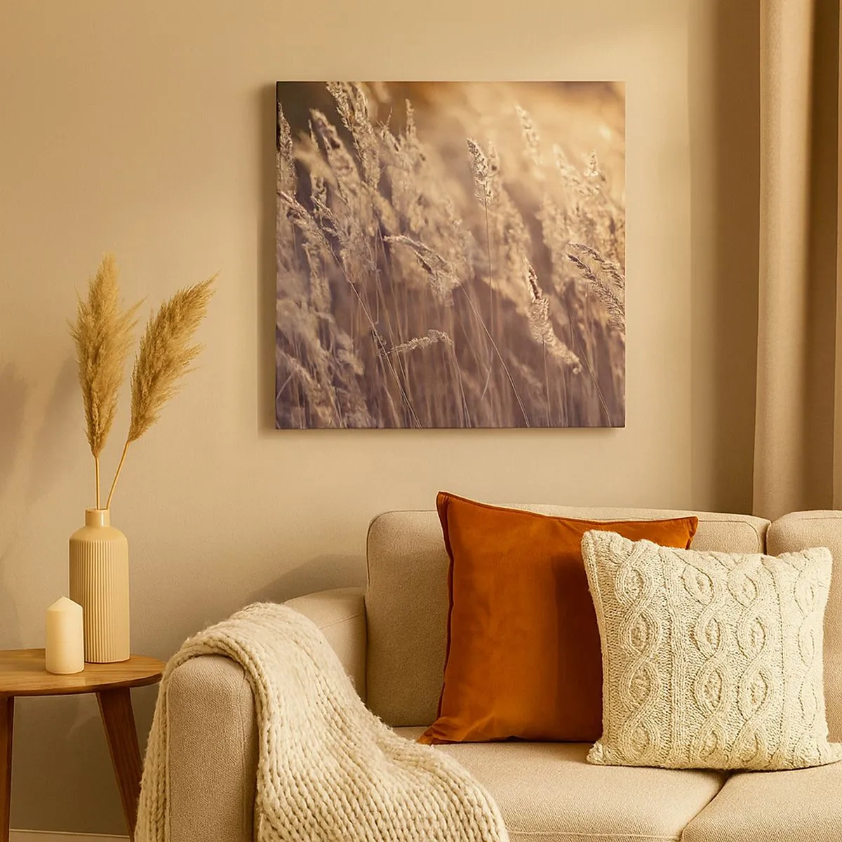 Canvas picture - Ready to Welcome Autumn - 30x30 cm