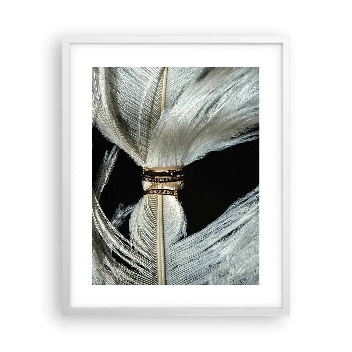 Poster in white frmae - …and I won't Leave You… - 40x50 cm