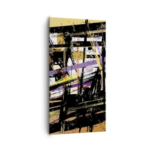 Canvas picture - Sharp Cuts - 65x120 cm
