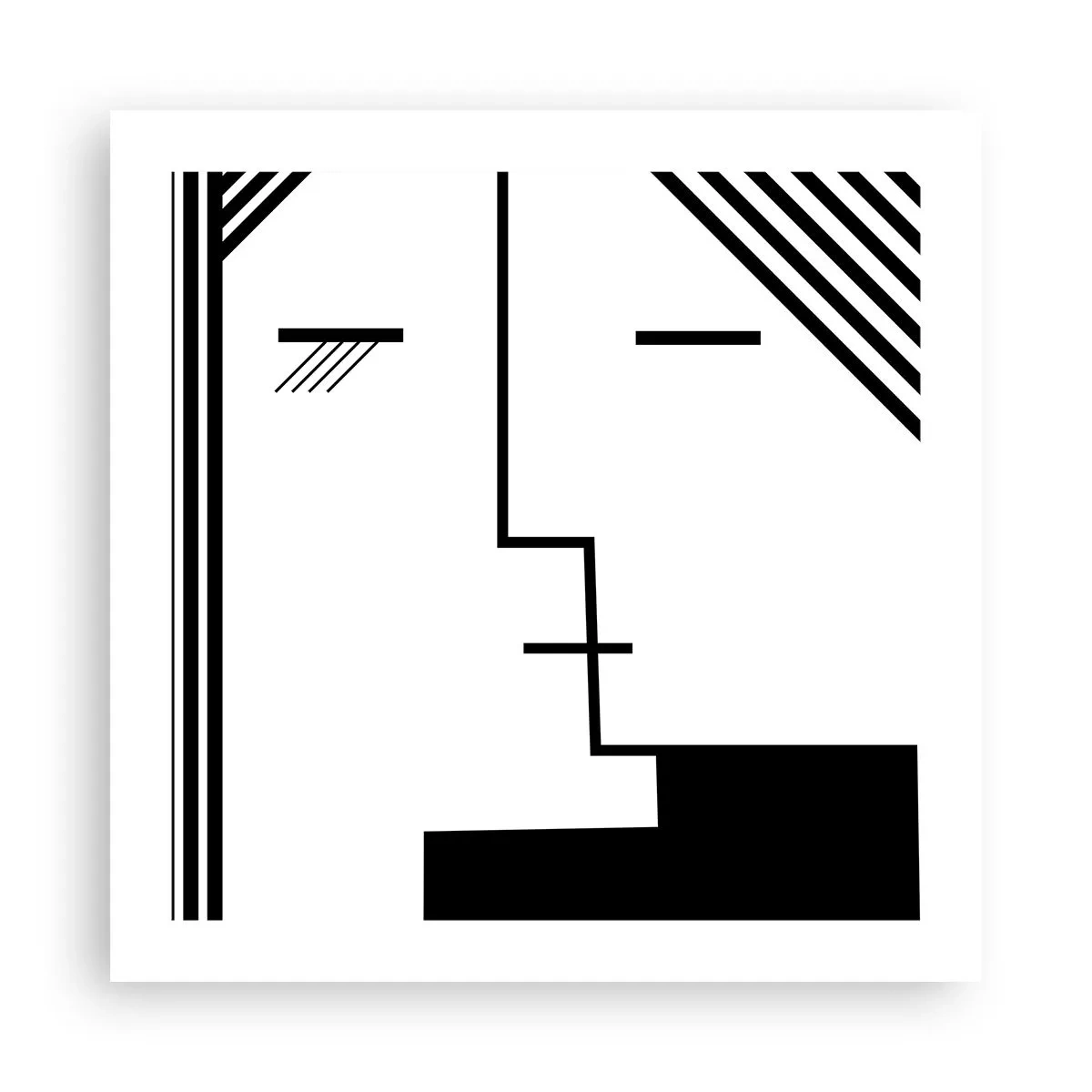 Poster - Simply a Kiss - 50x50 cm