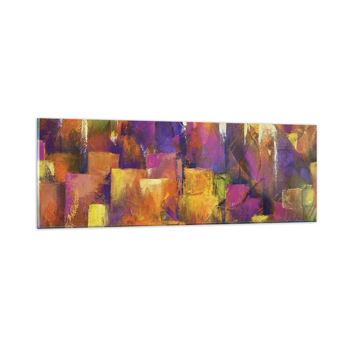 Glass picture - Metropolitan Composition - 90x30 cm