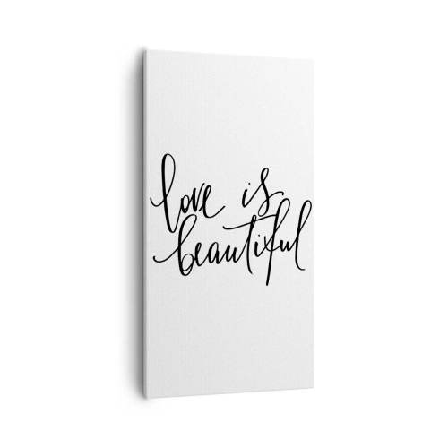 Canvas picture - Read and Repeat - 55x100 cm
