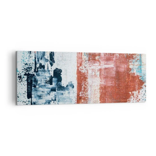 Canvas picture - Abstract Fifty Fifty - 140x50 cm
