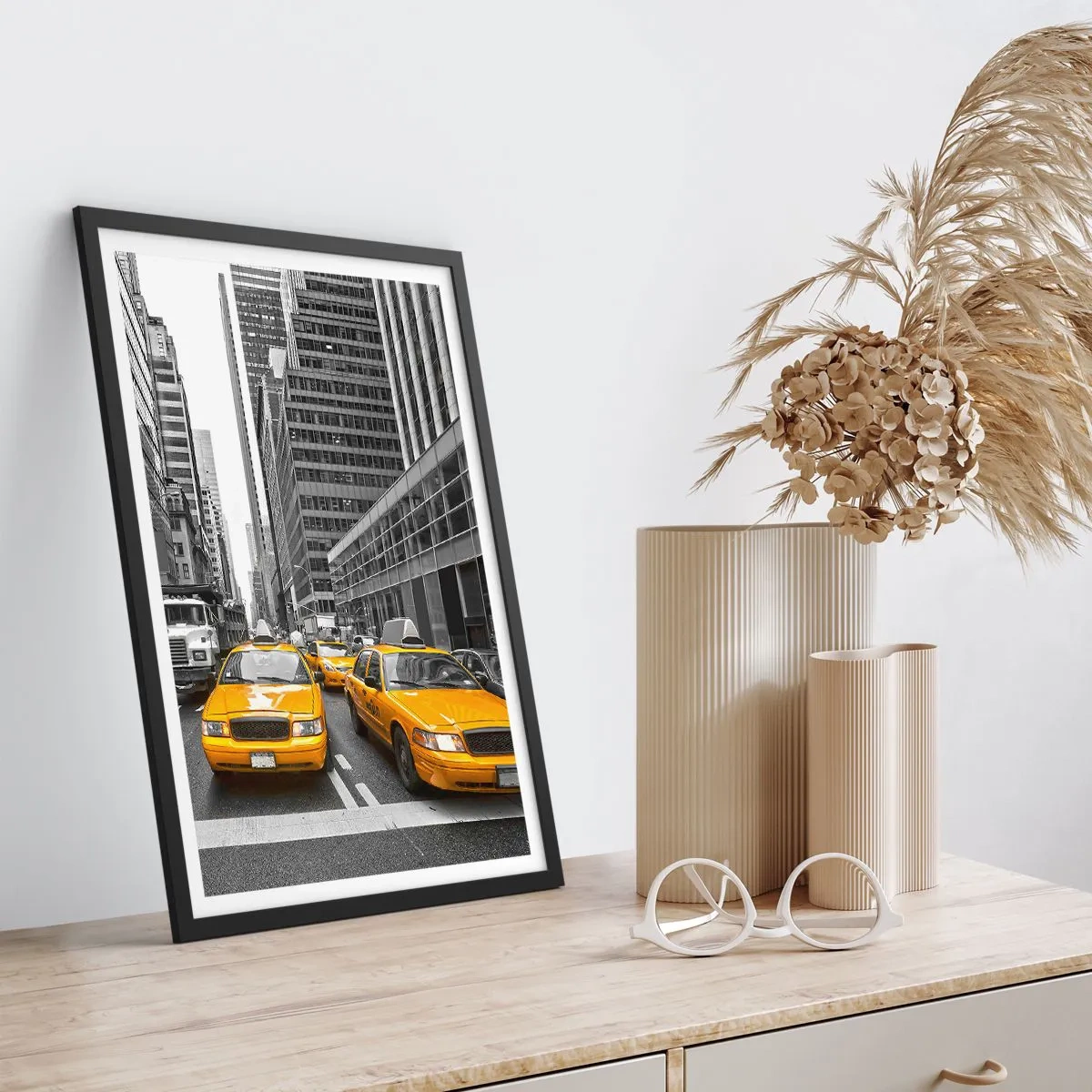 Poster in black frame - We Paint the City - 40x50 cm