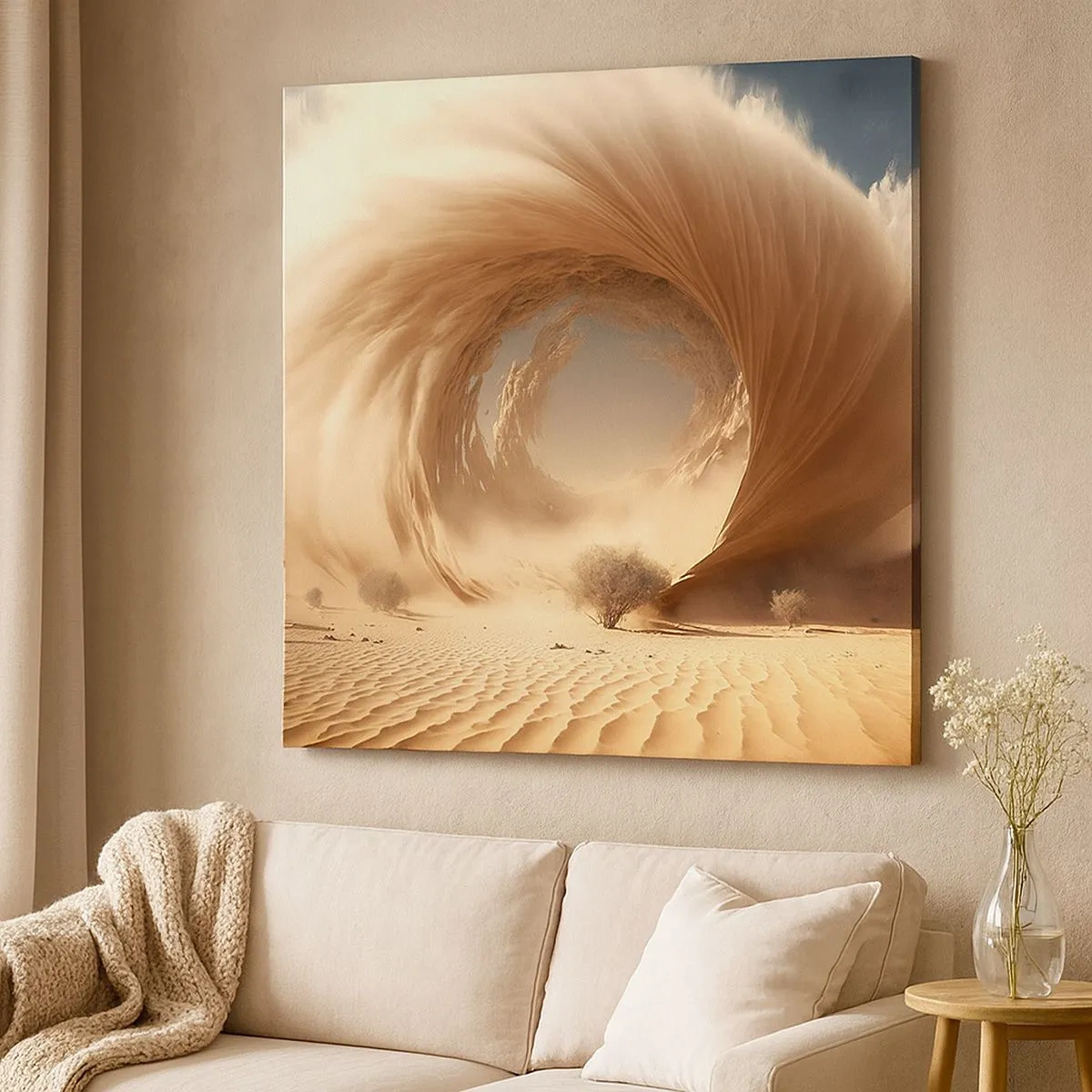 Canvas picture - Open Portal - 30x30 cm