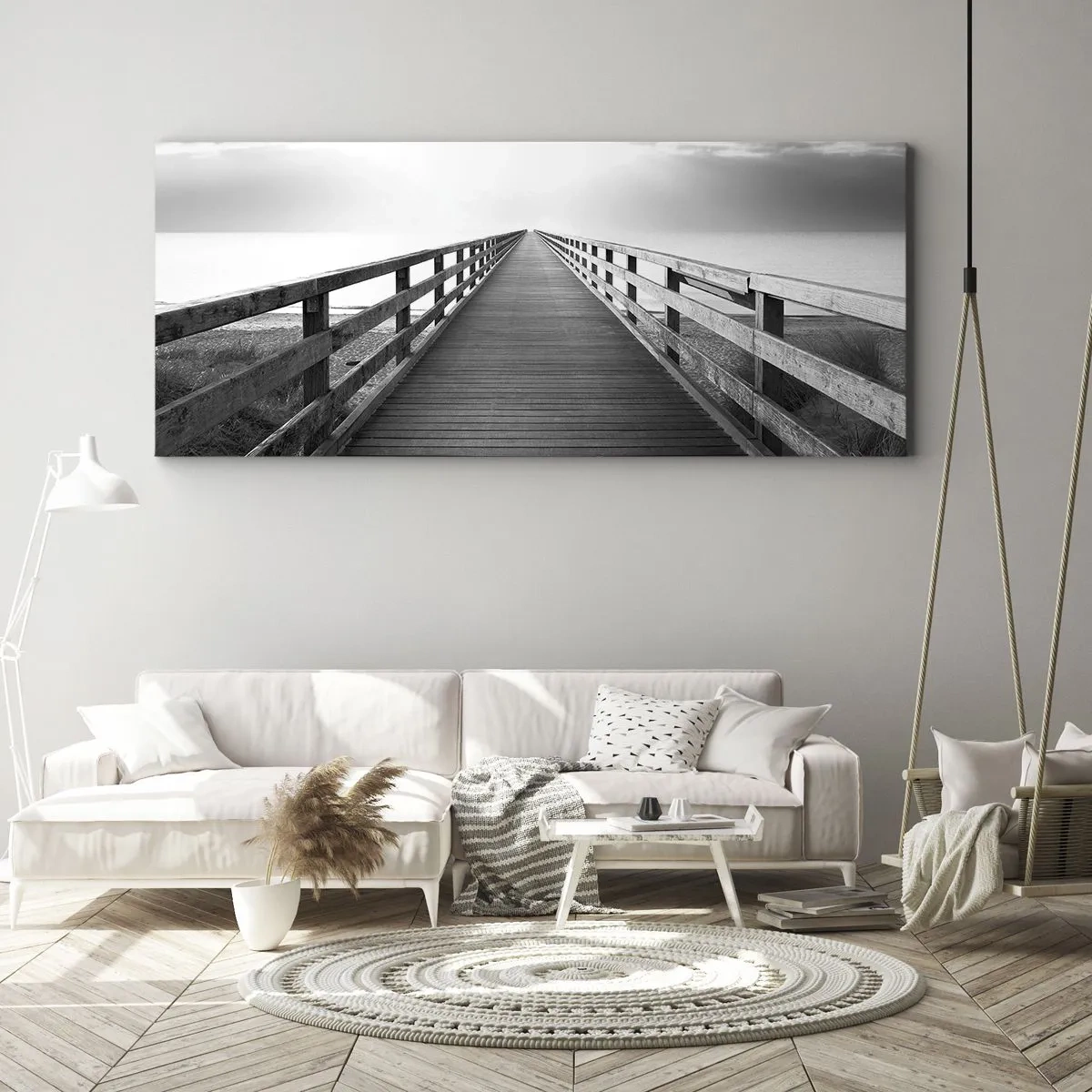 Canvas picture - In the Distance… - 140x50 cm